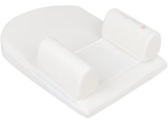 KikkaBoo Polohovací podložka z paměťové pěny klínová Airknit White