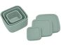 KikkaBoo Sada boxů na svačinu 3 ks Platinum Silicone Sage 3