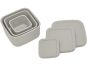 KikkaBoo Sada boxů na svačinu 3 ks Platinum Silicone Sand 2