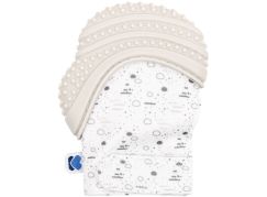 KikkaBoo Silikonová rukavička Savanna Grey