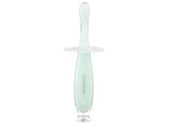 KikkaBoo Silikonový kartáček s přísavkou Softy Mint