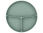 KikkaBoo Talíř dělený s přísavkou Platinum Silicone Sage 2