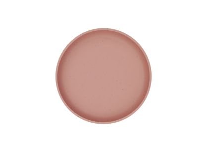 KikkaBoo Talíř Platinum Silicone Blush