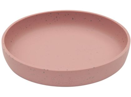 KikkaBoo Talíř Platinum Silicone Blush