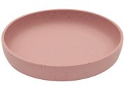 KikkaBoo Talíř Platinum Silicone Blush