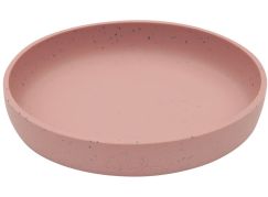 KikkaBoo Talíř Platinum Silicone Blush