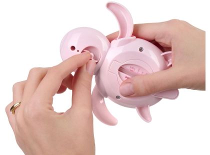 KikkaBoo Teploměr do vany Buddy Pink