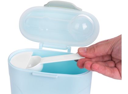 KikkaBoo Zásobník na sušené mléko s odměrkou 130g Blue