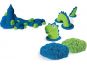 Kinetic Sand 2 barvy v balení - Modrá a zelená 3