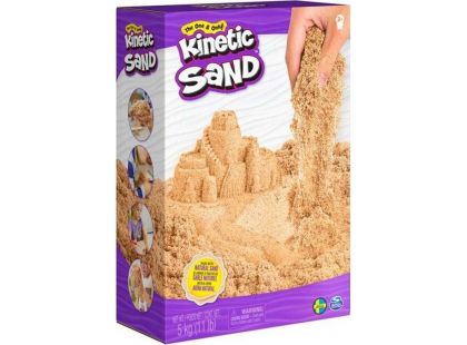 Kinetic Sand 5 kg hnědého tekutého písku