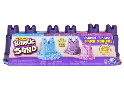 Kinetic Sand balení 3 kelímků pastelových barev