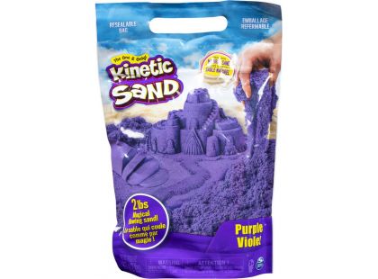 Kinetic Sand Balení barevných písků 0,9Kg fialový