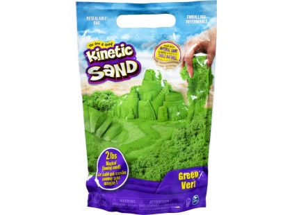 Kinetic Sand Balení barevných písků 0,9Kg zelený