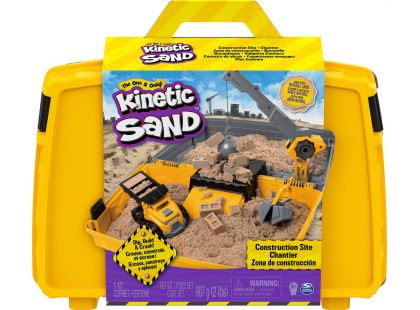 Kinetic Sand kufr pro stavaře