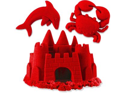 Kinetic sand neonové barvy písku červený