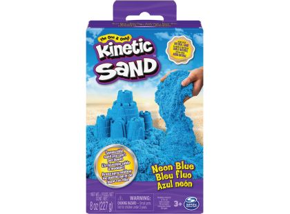 Kinetic sand neonové barvy písku modrý