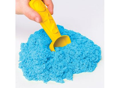 Kinetic Sand Písečný zámek s formičkami 454g modrý