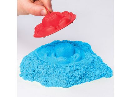 Kinetic Sand Písečný Zámek s formičkami modrý 454 g