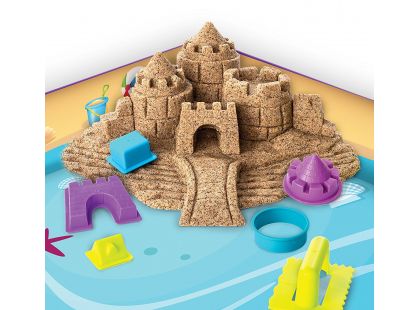 Kinetic Sand plážová hrací sada s nářadím - Poškozený obal