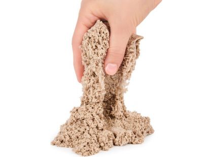 Kinetic Sand voňavý tekutý písek hnědý přírodní