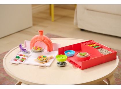 Kinetic Sand výroba pizzy