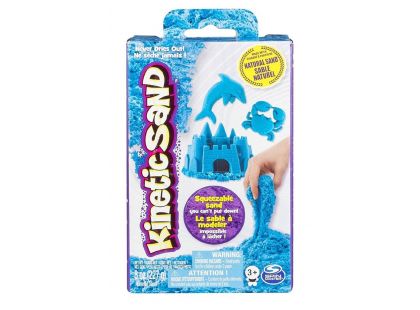 Kinetic Sand základní krabice s pískem různých barev 227g Modrá