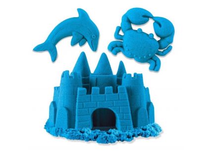 Kinetic Sand základní krabice s pískem různých barev 227g Modrá