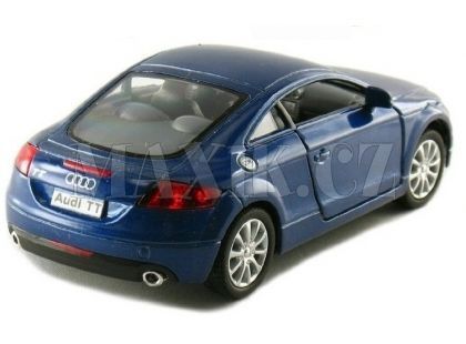 Kinsmart Auto Audi TT Coupé na zpětné natažení 13cm - Modrá