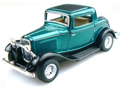 Kinsmart Auto Ford 3 Window Coupe 1932 - Zelený