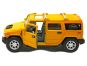 Kinsmart Auto Hummer H2 na zpětné natažení 12cm - Žlutá 2