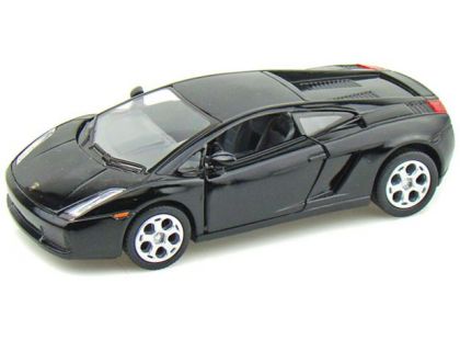Kinsmart Auto Lamborghini Gallardo na zpětné natažení 12cm - Černá