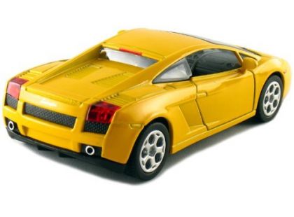 Kinsmart Auto Lamborghini Gallardo na zpětné natažení 12cm - Žlutá