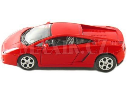 Kinsmart Auto Lamborghini Gallardo na zpětné natažení 12cm - Červená