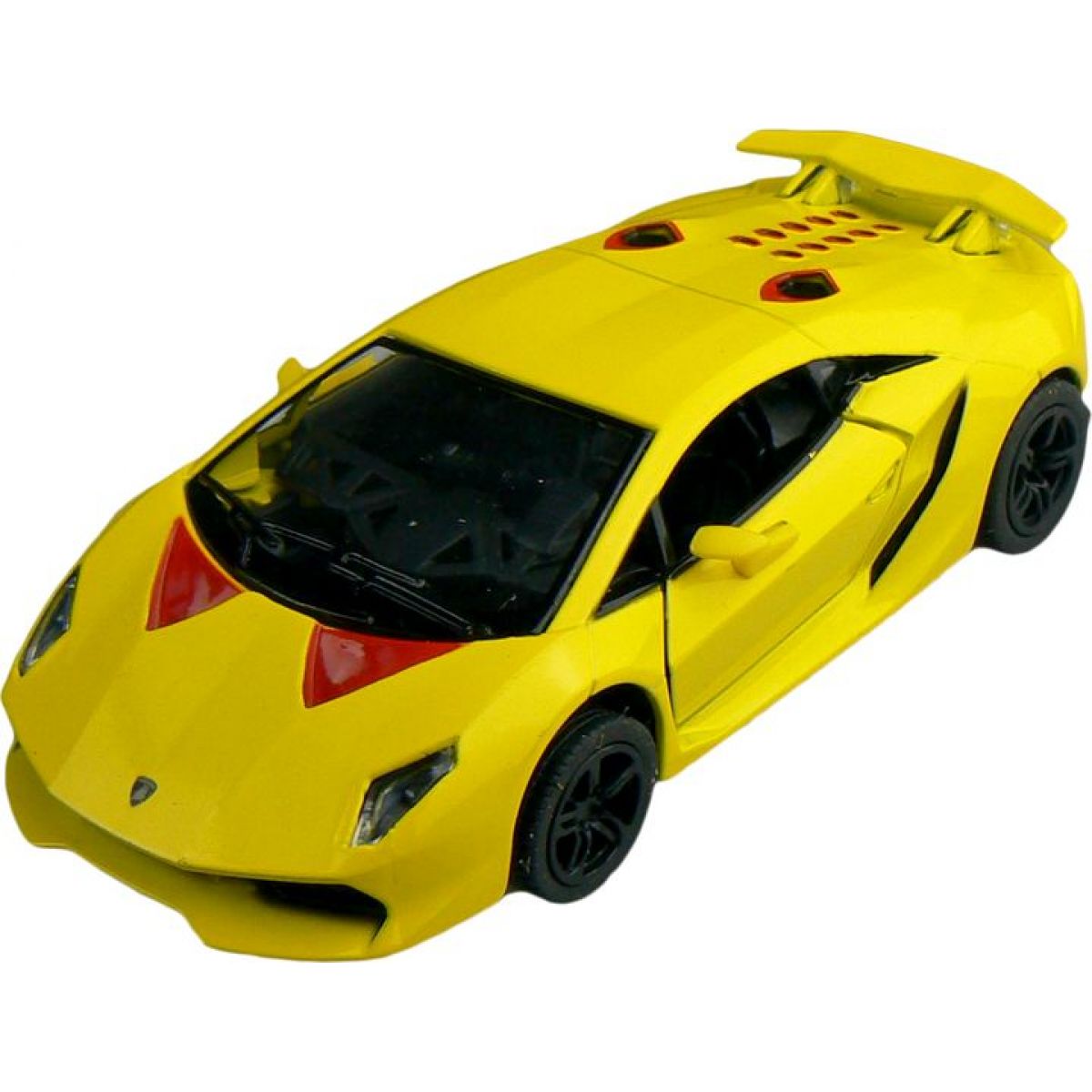 Kinsmart Auto Lamborghini Sesto Elemento 12cm - Žlutá