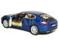 Kinsmart Auto Porsche Panamera S na zpětné natažení 12,5cm - Modrá 2