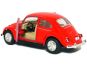 Kinsmart Auto Volkswagen Beetle na zpětné natažení 13cm - Červená 4