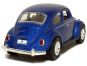 Kinsmart Auto Volkswagen Beetle na zpětné natažení 13cm - Modrá 2