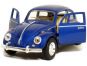 Kinsmart Auto Volkswagen Beetle na zpětné natažení 13cm - Modrá 3