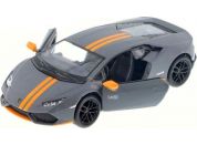 Kinsmart Lamborghini Huracan kov 12 cm šedé