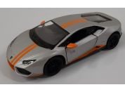 Kinsmart Lamborghini Huracan kov 12 cm stříbrné