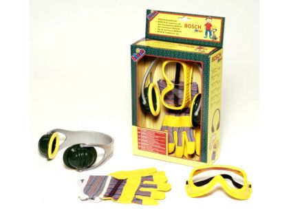 Klein Set Sluchátka, rukavice a ochranné brýle Bosch