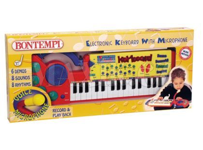 Klávesy s mikrofonem elektronické