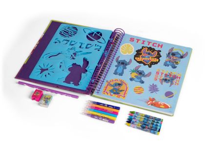 Kniha omalovánek a aktivit Stitch