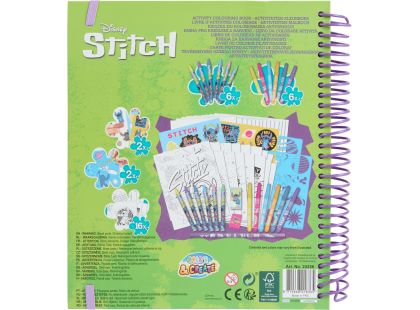 Kniha omalovánek a aktivit Stitch