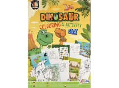 Kniha plná aktivit A4 Dino