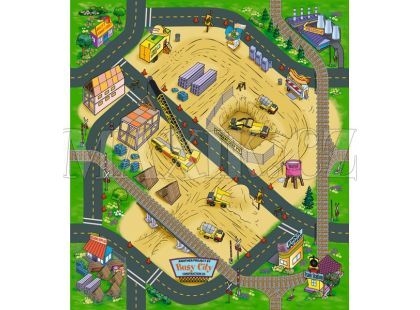 Koberec na hraní - stavby