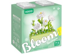 KOCO Stavebnice mini KOCO Jasmín plast 285ks v krabičce 11x12x5cm