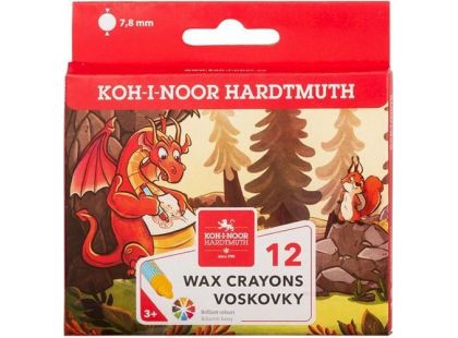 Koh-i-noor trojboké voskovky TRIO WAX 24 ks 10 mm