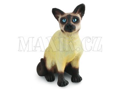 Kočka siamská - figurka Collecta