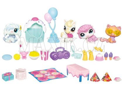 Kolekce zvířatek a spousta doplňků Littlest Pet Shop 28978